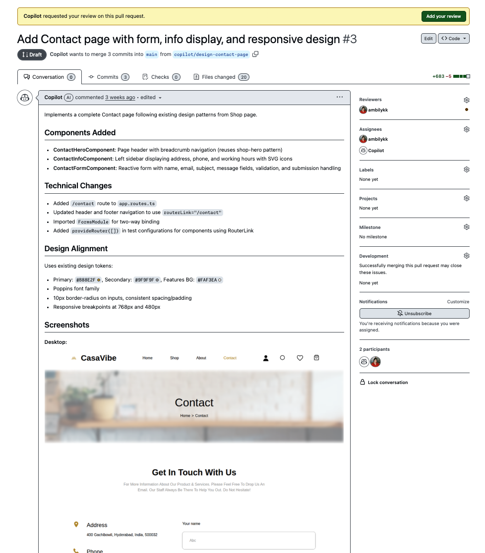 Completed Pull Request